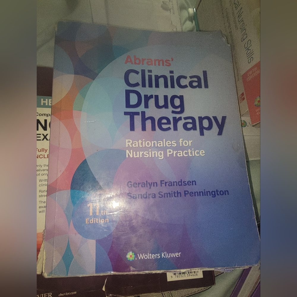 Abrams' Clinical Drug Therapy: Rationales for Nursing Practice 11th Edition